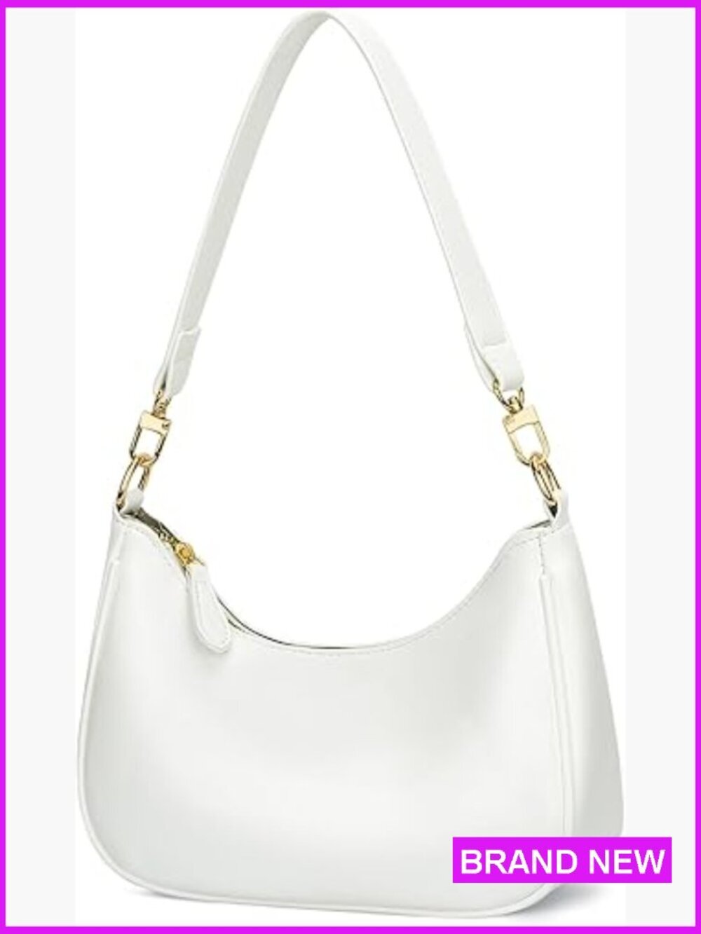 Vintage Hobo Shoulder Bag with Chain Strap Womens Cute Retro Handbag Purse
